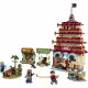 Set LEGO ONE PIECE Batalha em Arlong Park com minifiguras e pagoda