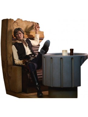 Estátua de Han Solo Sideshow 32 cm em poliresina