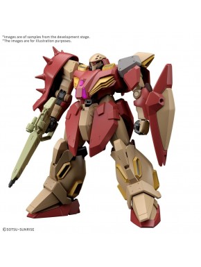 Figura Gundam Evolución Type-F01 de Bandai en rojo y beige