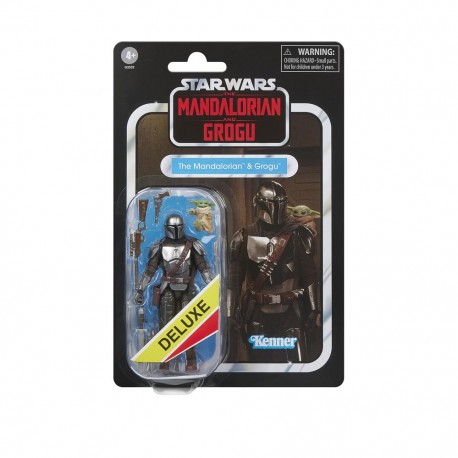 Figura Hasbro The Mandalorian y Grogu con accesorios