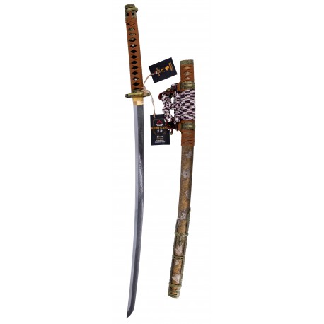 Katana Hachiman da KURO KAMI com saya decorada