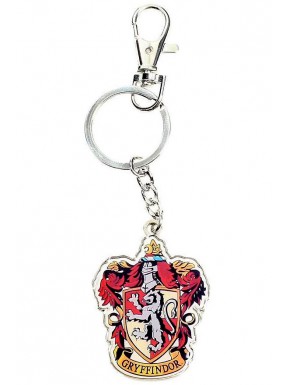 Keychain-metal Hogwarts Shield with Carabiner