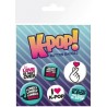 Pack de 6 Badges Mix KPOP - Produit Officiel
