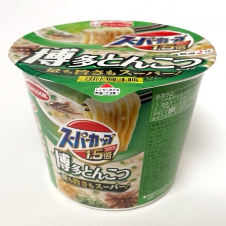 Ramen Acecook Super Cup Tonkotsu 153g, envase verde