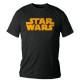 Camiseta Star Wars logo naranja