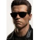 Busto hiperdetallado del Terminator T-800 Modelo 101 con gafas de sol