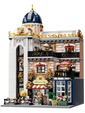 Kit de construção Blossom Café Pantasy Original, modelo detalhado