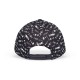 Casquette noire Loki avec design de texte