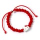 Pulsera de cuentas rojas con colgante Hello Kitty