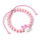 Pulsera rosa de Hello Kitty con colgante My Melody