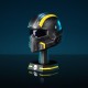 Réplica capacete tático B-01 Helldivers 2 em preto e amarelo