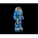 Figura Deluxe Vellok Speer de Cosmic Legions com armadura azul