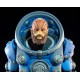 Figura Deluxe Vellok Speer de Cosmic Legions com armadura azul