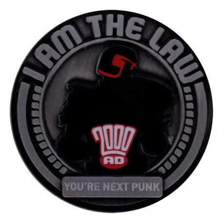 Moeda de metal Judge Dredd Mega-City One