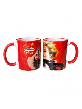Caneca de cerâmica Fallout Nuka Cola com design retrô