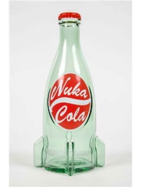 Garrafa de vidro Nuka Cola com tampas de Fallout