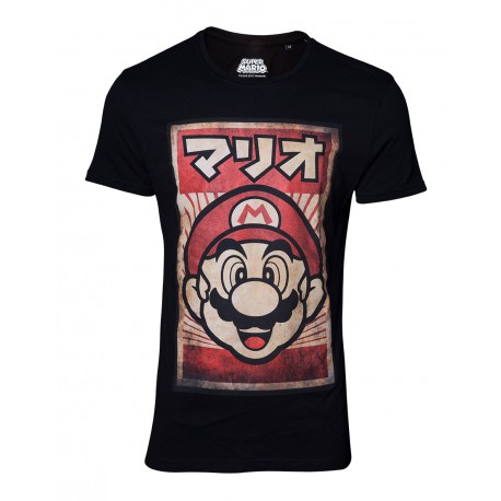 Camiseta Super Mario Vintage Poster