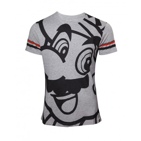 T-shirt Super Mario face