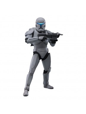 Figura articulada Clone Commando de Star Wars en posición de acción
