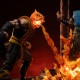 Statue de Scorpion de Mortal Kombat avec LED, échelle 1/10