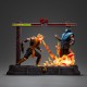 Statue de Scorpion de Mortal Kombat avec LED, échelle 1/10