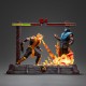 Statue de Scorpion de Mortal Kombat avec LED, échelle 1/10
