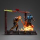 Statue de Scorpion de Mortal Kombat avec LED, échelle 1/10