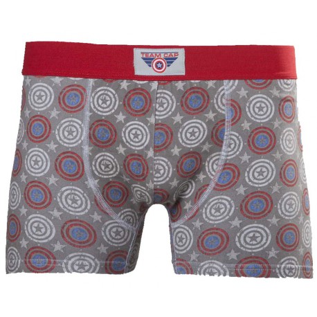 Boxer Capitán América Marvel Escudo