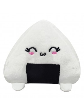 Peluche Yummis Onigiri de 22 cm con cara sonriente