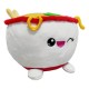 Peluche Yummis Ramen blanco de 20 cm con diseño kawaii
