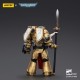 Figura dorada Sanguinary Guard Warhammer con lanza y pistola