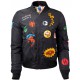 Chaqueta Bomber Chica Marvel Parches