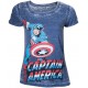 Camiseta Chica Capitán América Marvel