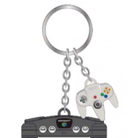 Key chain rubber 3D Nintendo 64