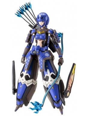 Maqueta Indigo Guardian Shiki de 15 cm en azul y negro