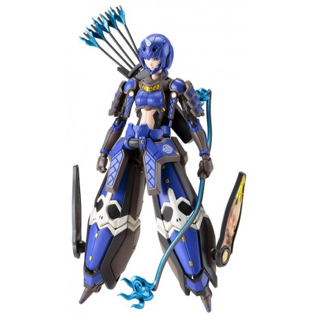 Maqueta Indigo Guardian Shiki de 15 cm en azul y negro