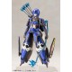 Maqueta Indigo Guardian Shiki de 15 cm en azul y negro