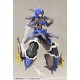 Maqueta Indigo Guardian Shiki de 15 cm en azul y negro
