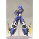 Maqueta Indigo Guardian Shiki de 15 cm en azul y negro