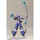 Maqueta Indigo Guardian Shiki de 15 cm en azul y negro
