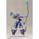 Maqueta Indigo Guardian Shiki de 15 cm en azul y negro