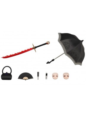 Accesorios figuras Sousai Shojo Teien, espada y paraguas
