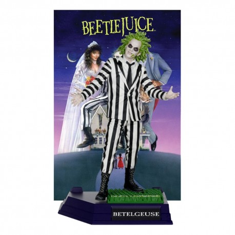 Estatua de Beetlejuice de 17 cm de Movie Maniacs