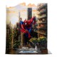 Estatua de Spider-Man a escala 1:10 con diorama