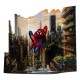 Estatua de Spider-Man a escala 1:10 con diorama