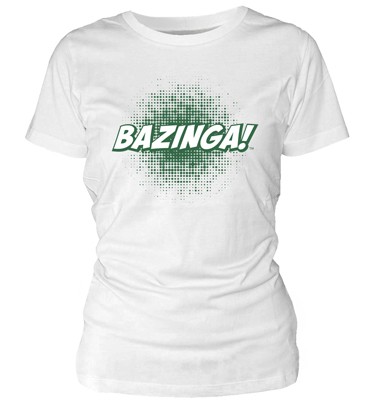Camiseta femenina Bazinga inspirada en Big Bang Theory