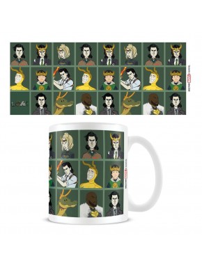 Taza de cerámica Loki personajes cómic Marvel