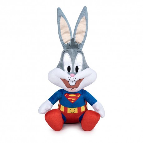 Peluche Bugs Bunny 100 aniversario con traje de superhéroe