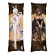 Funda de almohada Dakimakura de Nikke, personajes Blanc y Noir
