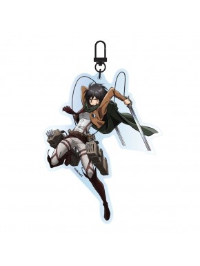 Llavero acrílico Mikasa Ackermann de Attack on Titan